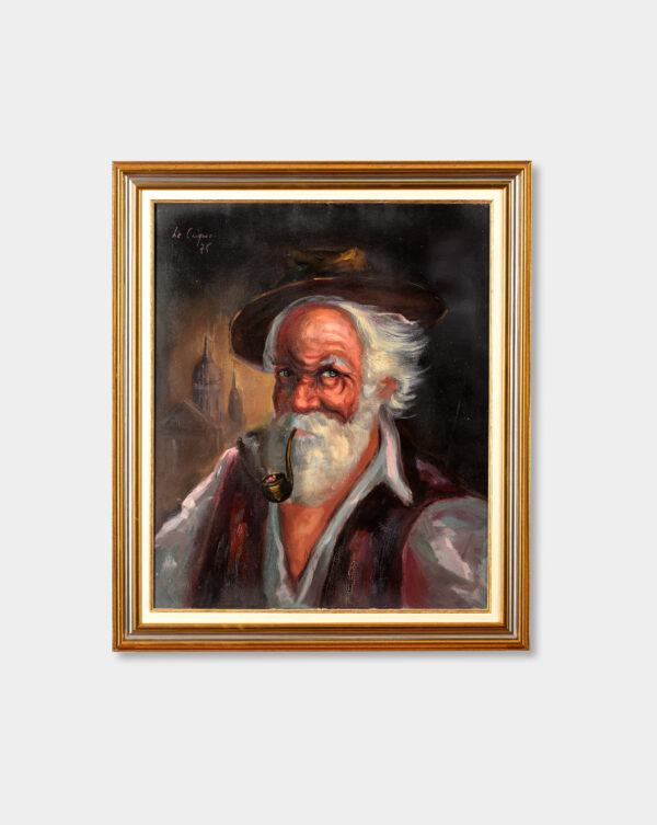 Portret de bărbat cu pipă