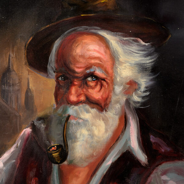 Portret de bărbat cu pipă - imagine 2