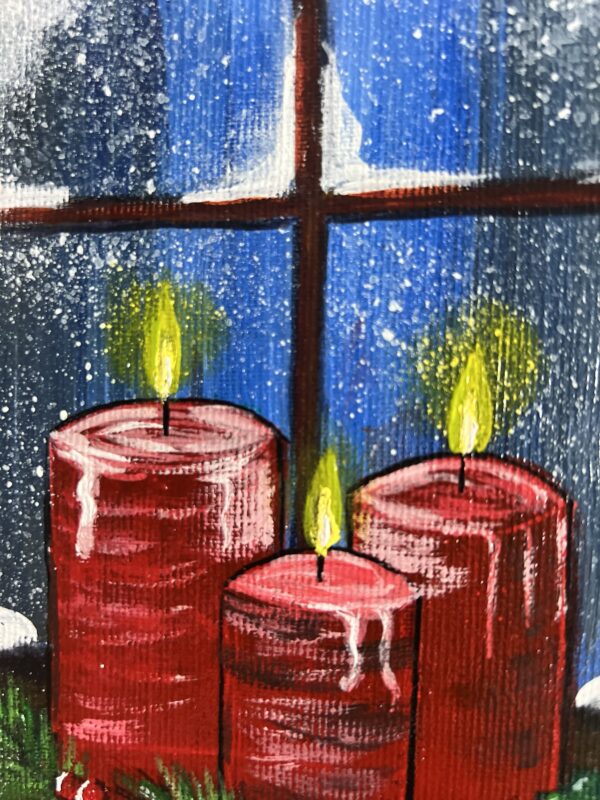 Red candles - imagine 4