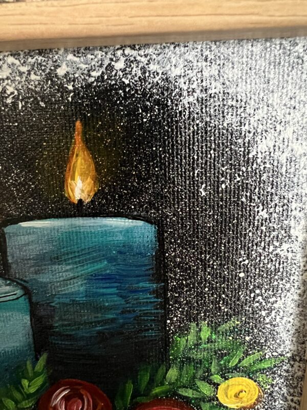 Blue candles - imagine 3